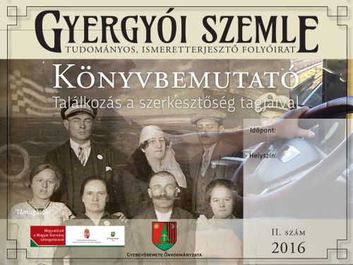 Gyergyói Szemle második szám lapbemutatók