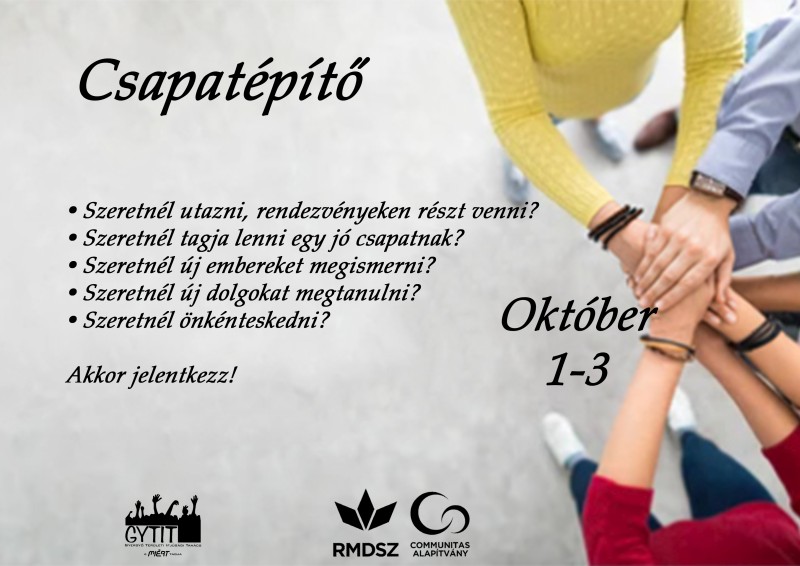 GYTIT ifjúsági csapatépítő